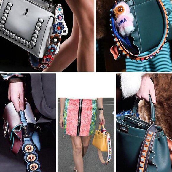 Purse Strap Replacement PU Leather Shoulder Bag Strap 58cm Gold - Picture 6 of 6